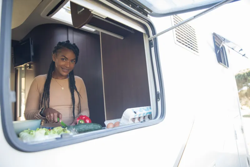 Tiny Kitchen, Big Flavors: The RV Cook's Guide to Eating Well on the Road